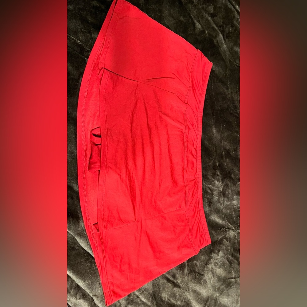 Massimo size 1 red swim bottom skort skirt